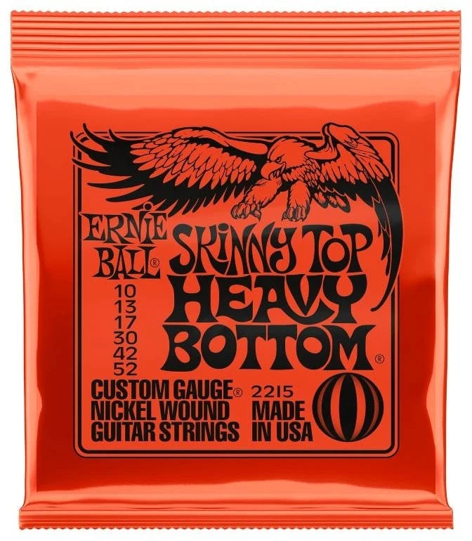 Ernie Ball 2215, 10-52 Skinny Top Heavy Bottom el guitar strenge