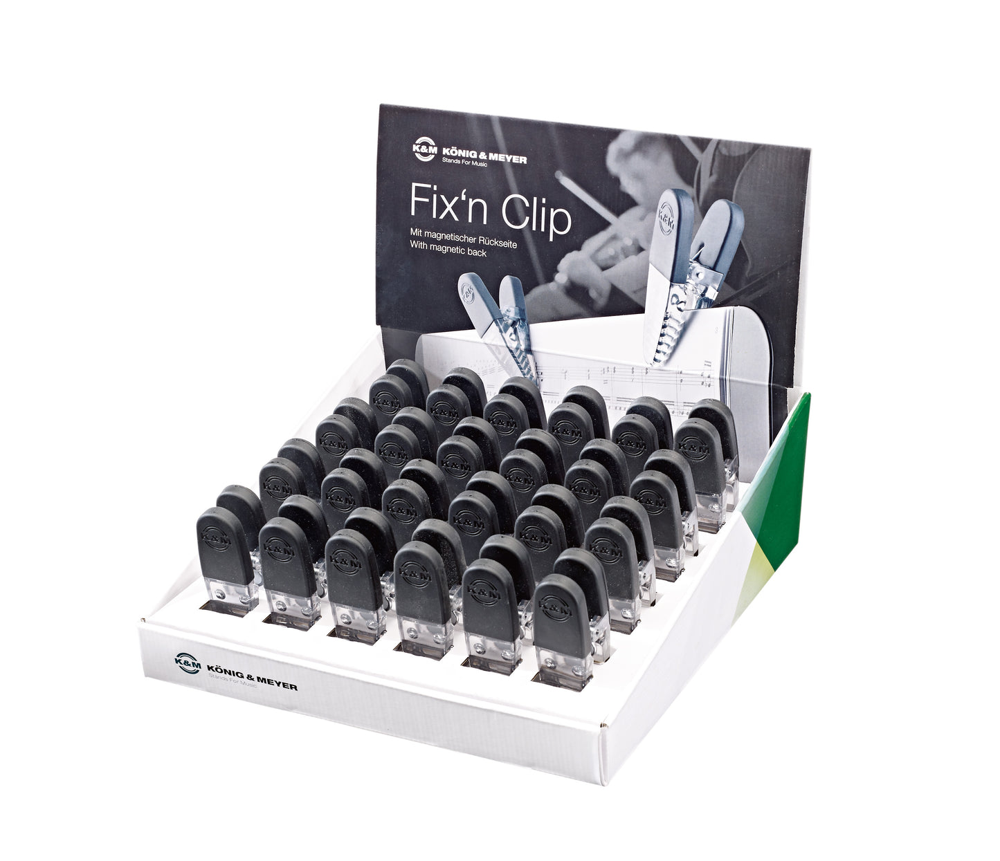 K&M 16055 Fix 'n Clips Musik / Node Clips, 1 stk.