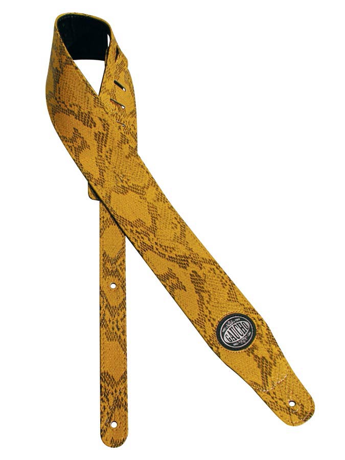 Gaucho Cobra Series guitar strap (gul, rød eller grøn)
