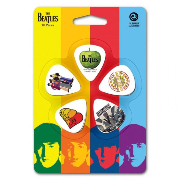DADDARIO Beatles Picks Albums 10 Pack Thin - 1CWH2-10B3