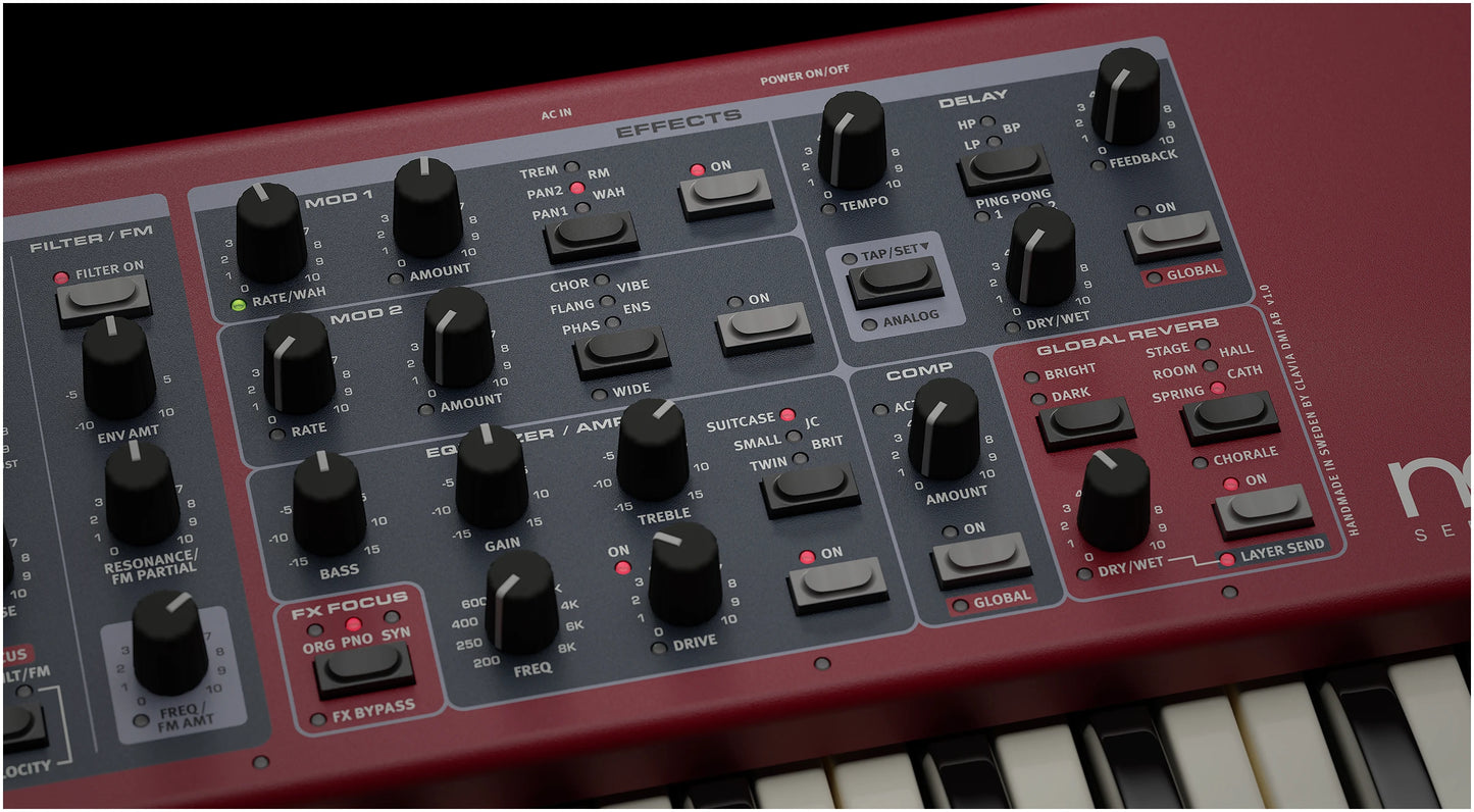 NORD ELECTRO 7 73 73-note Semi-Weighted Waterfall keybed