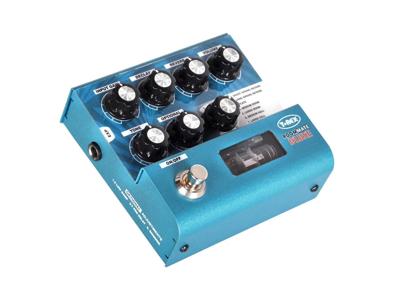 T-Rex RoomMate D’luxe Tube stereo reverb guitar effekt pedal