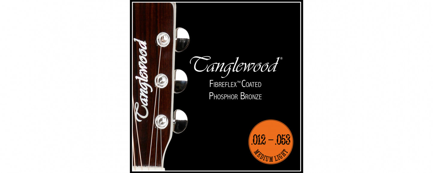 Tanglewood TWGS Fibreflex Coated Strings Medium-Light 12-53