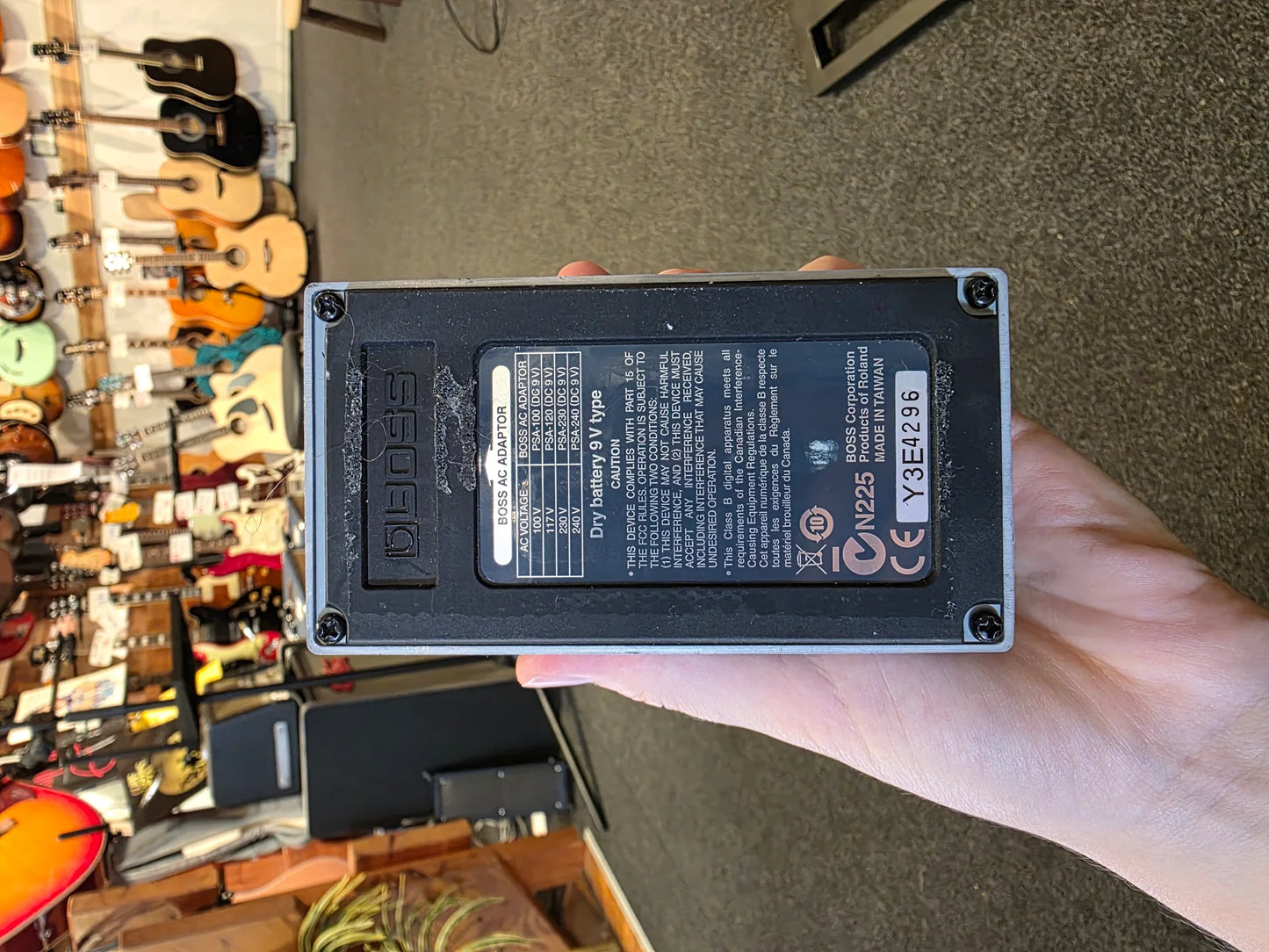 BRUGT: Boss Chorus Ensemble CE-5 guitar effektpedal