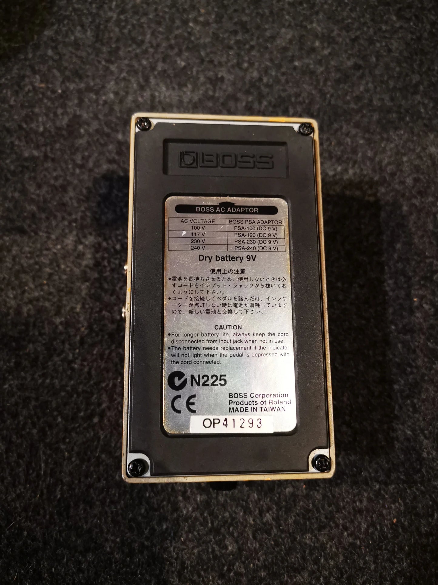 USED: Boss FZ-1W Fuzz effect pedal