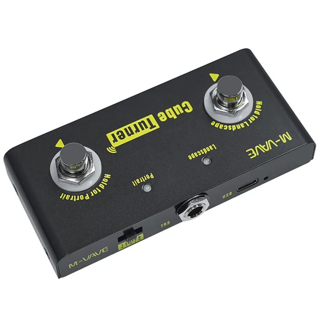 M-vave Cube Turner Bluetooth foot pedal page turning of sheet music/text/e-books