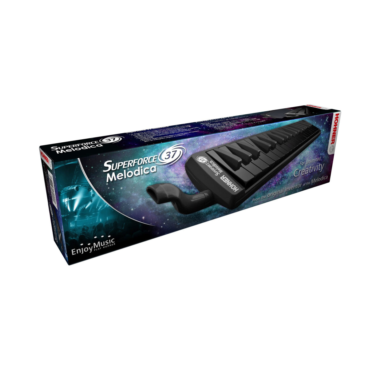 Hohner Melodica Superforce 37, sort