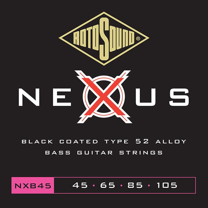 Rotosound NXB45 Nexus 45-105 black coated