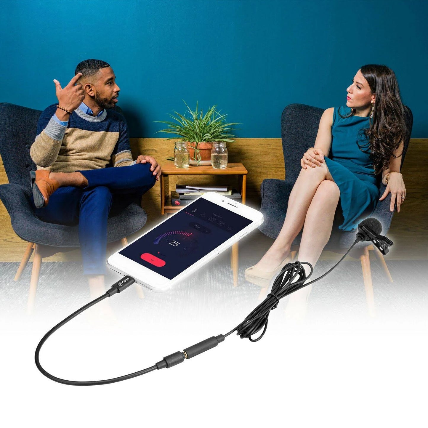 Boya By-wm8 Pro-k4 Wireless Microphone System