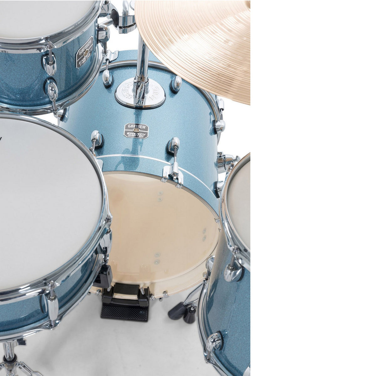 Gretsch Energy GE4S464BS, 16 u/Hardware, Blue Sparkle trommesæt