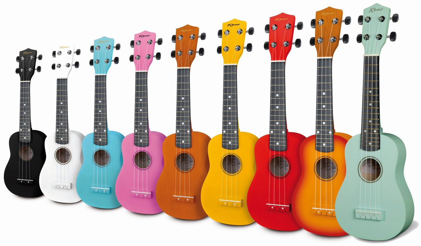 RENO 300 Concert ukulele, multiple colors