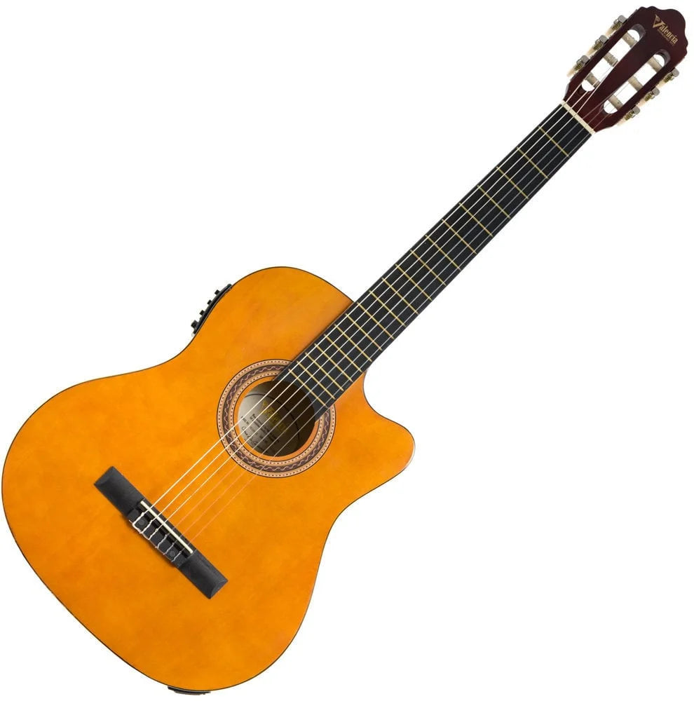 Valencia VC104CE 4/4 Natural Klassisk guitar med forforstærker