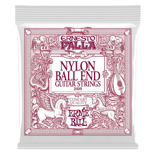 Ernie Ball 2409 Black &amp; Gold Nylon Ball End Strings