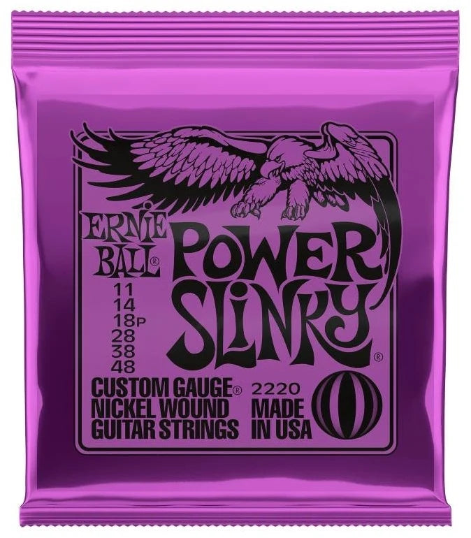 Ernie Ball 2220, 11-48 Power Slinky el guitar strenge