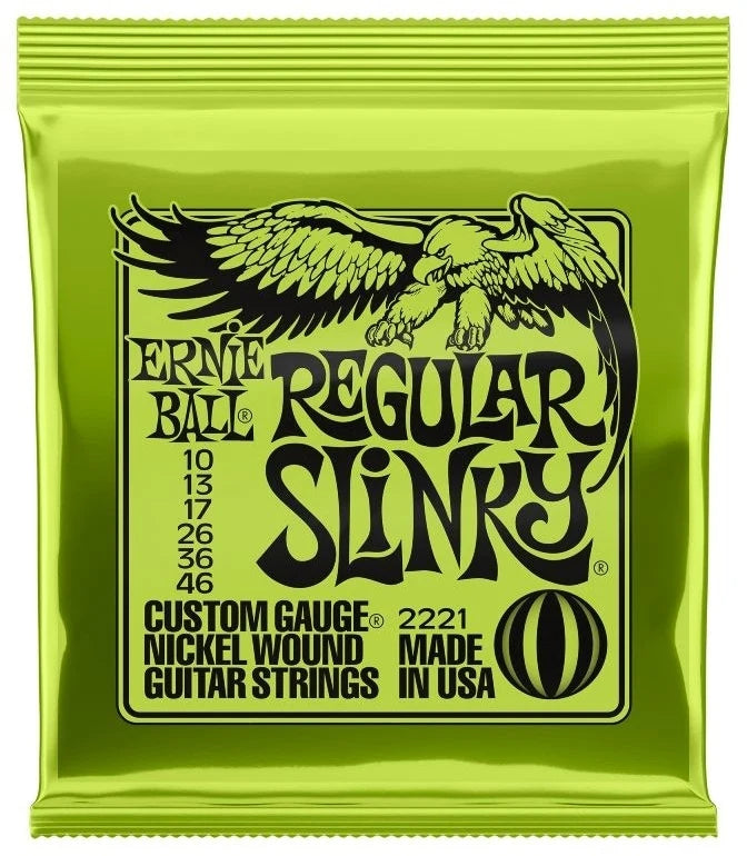 Ernie Ball 2221, 10-46 Regular Slinky el guitar strenge