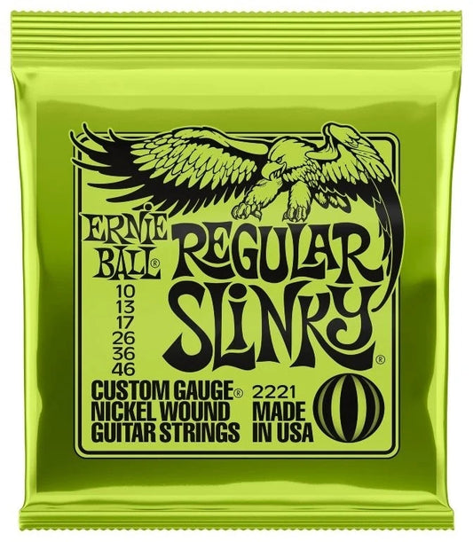 Ernie Ball 2221, 10-46 Regular Slinky electric guitar strings