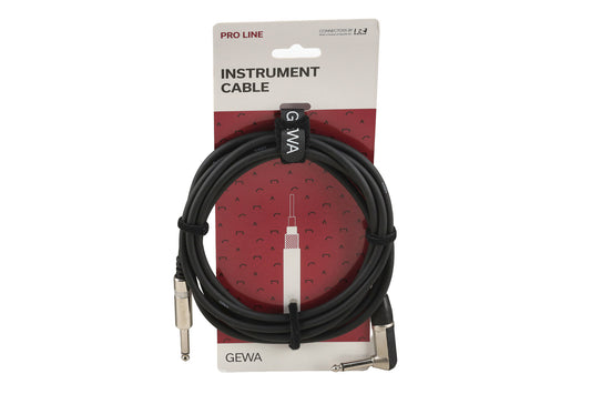 GEWA Instrument cable mono Pro Line, mono jack - mono vinklet jack 3 eller 6 meter