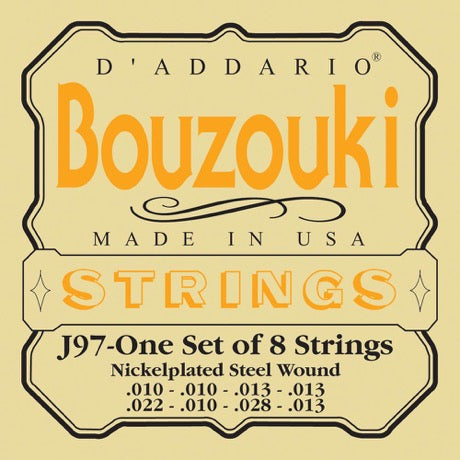 Daddario J97, 8 strenget bouzouki strenge