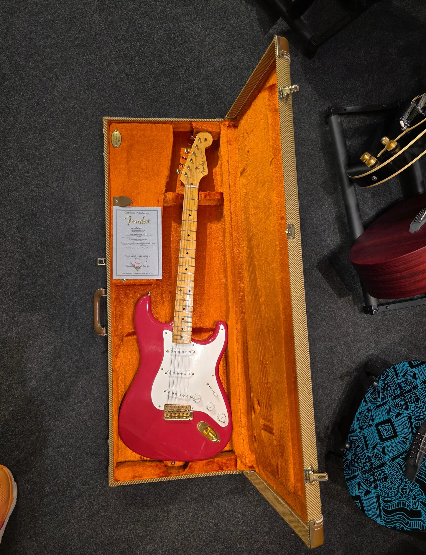 BRUGT: Fender Custom Shop 1956 stratocaster NOS inkl. certifikat og original hardcase