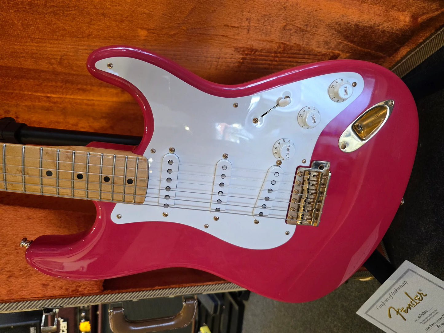 BRUGT: Fender Custom Shop 1956 stratocaster NOS inkl. certifikat og original hardcase