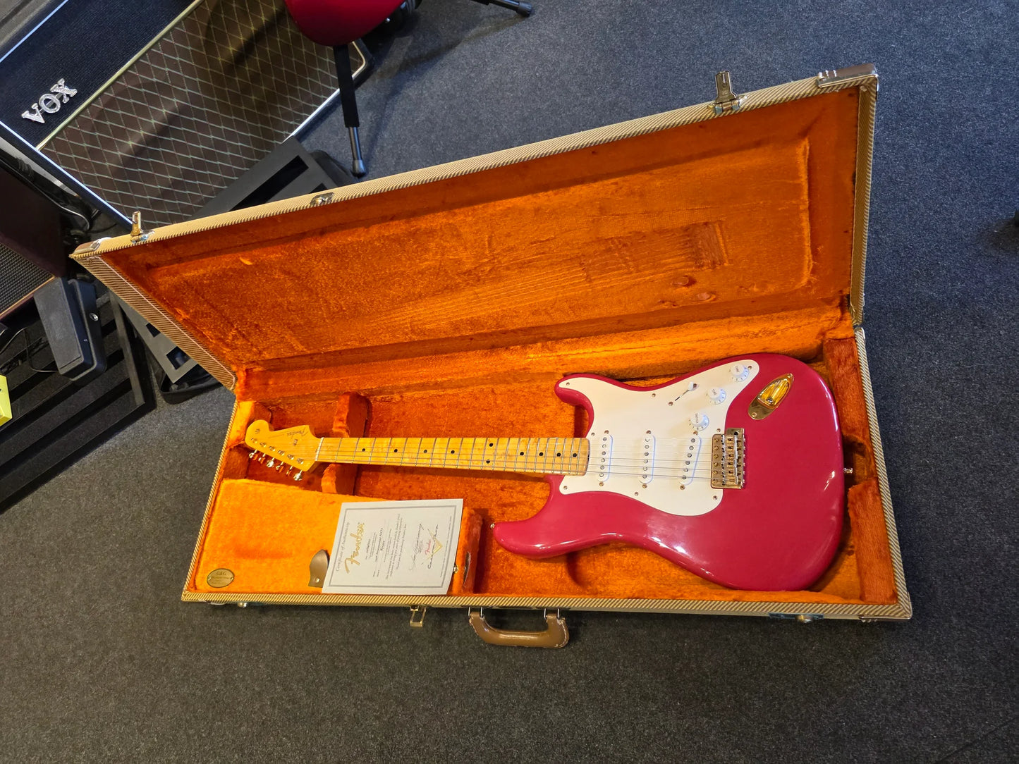 BRUGT: Fender Custom Shop 1956 stratocaster NOS inkl. certifikat og original hardcase