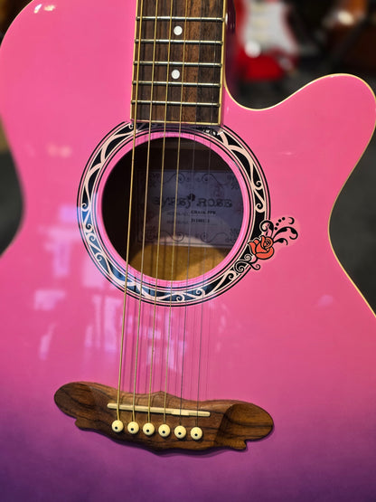 BRUGT: Gypsy Rose GRA1K-PPB 7/8 akustisk western guitar inkl. taske og rem