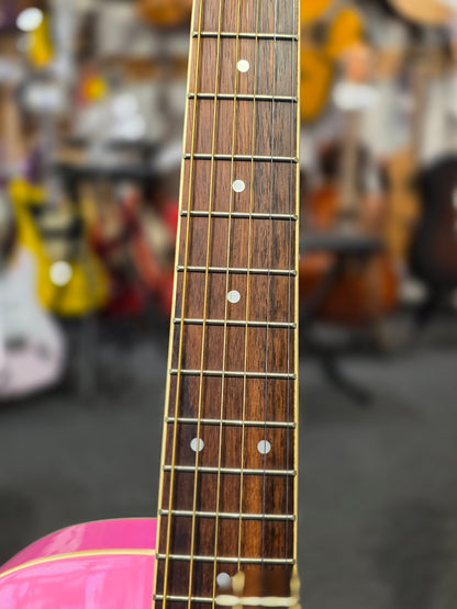 BRUGT: Gypsy Rose GRA1K-PPB 7/8 akustisk western guitar inkl. taske og rem