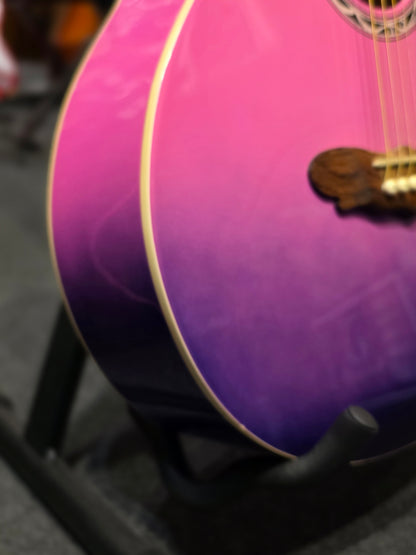 BRUGT: Gypsy Rose GRA1K-PPB 7/8 akustisk western guitar inkl. taske og rem