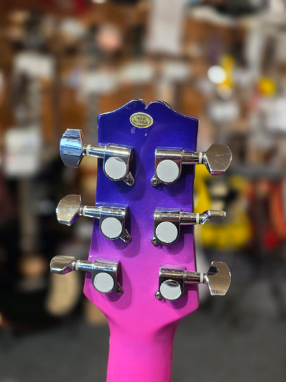 BRUGT: Gypsy Rose GRA1K-PPB 7/8 akustisk western guitar inkl. taske og rem