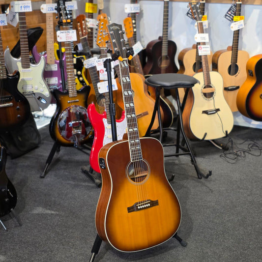 Santana SAN ST-SG50 western guitar med pickup - Sunburst inkl. gigbag