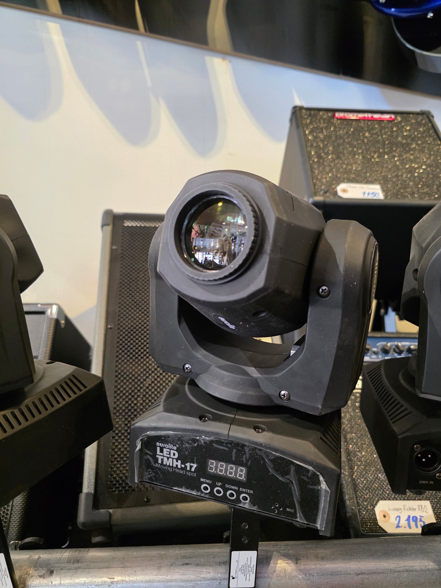 DEMO VARE: 4 styk Eurolite LED-TMH 17 spot movinghead inkl. g-kroge