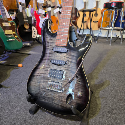 BRUGT: Ibanez SA26FM transparent gray burst, årgang 2020 elguitar