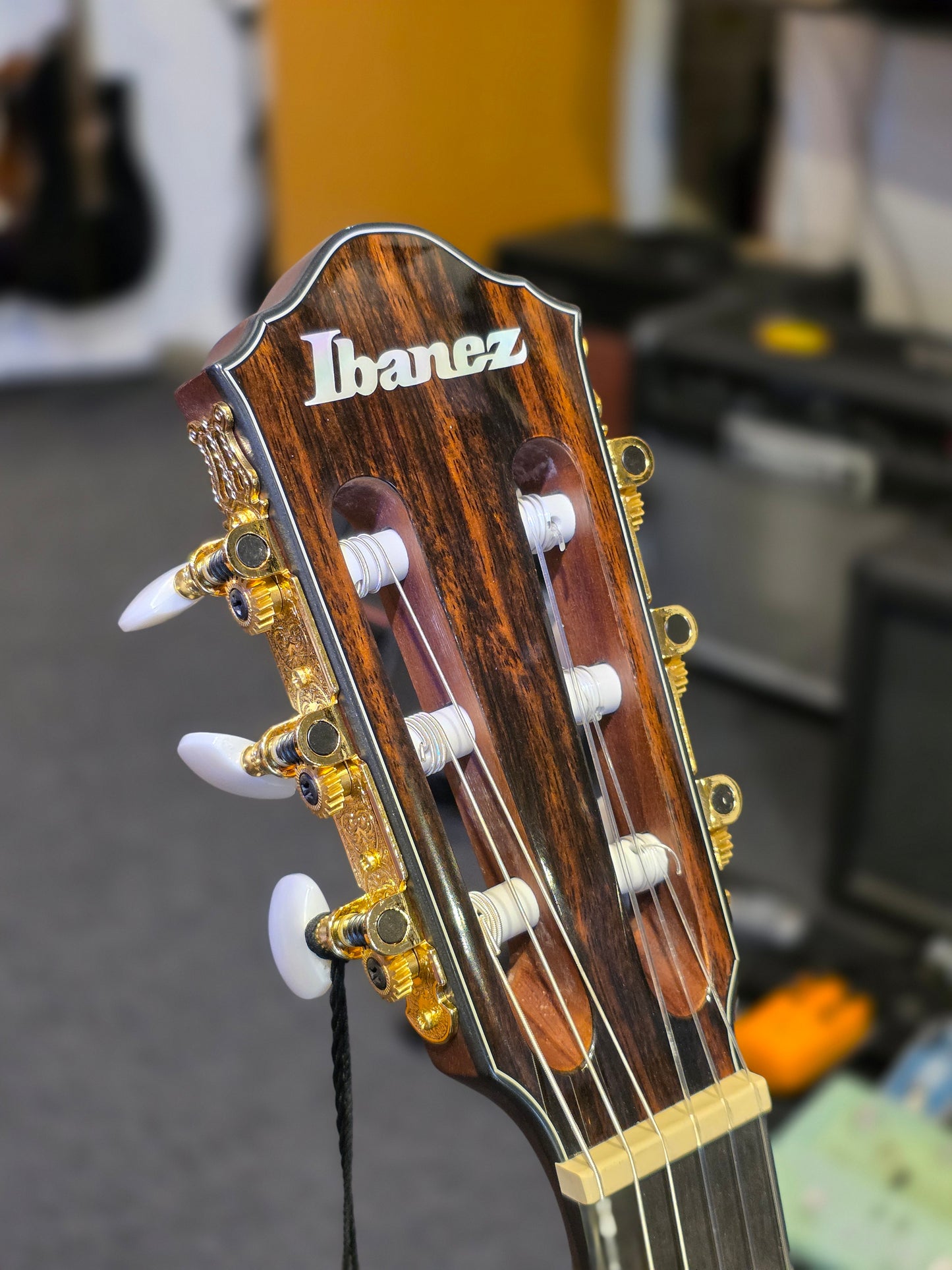 Ibanez AEG74N-MHS Nylonstrenget guitar med mikrofon