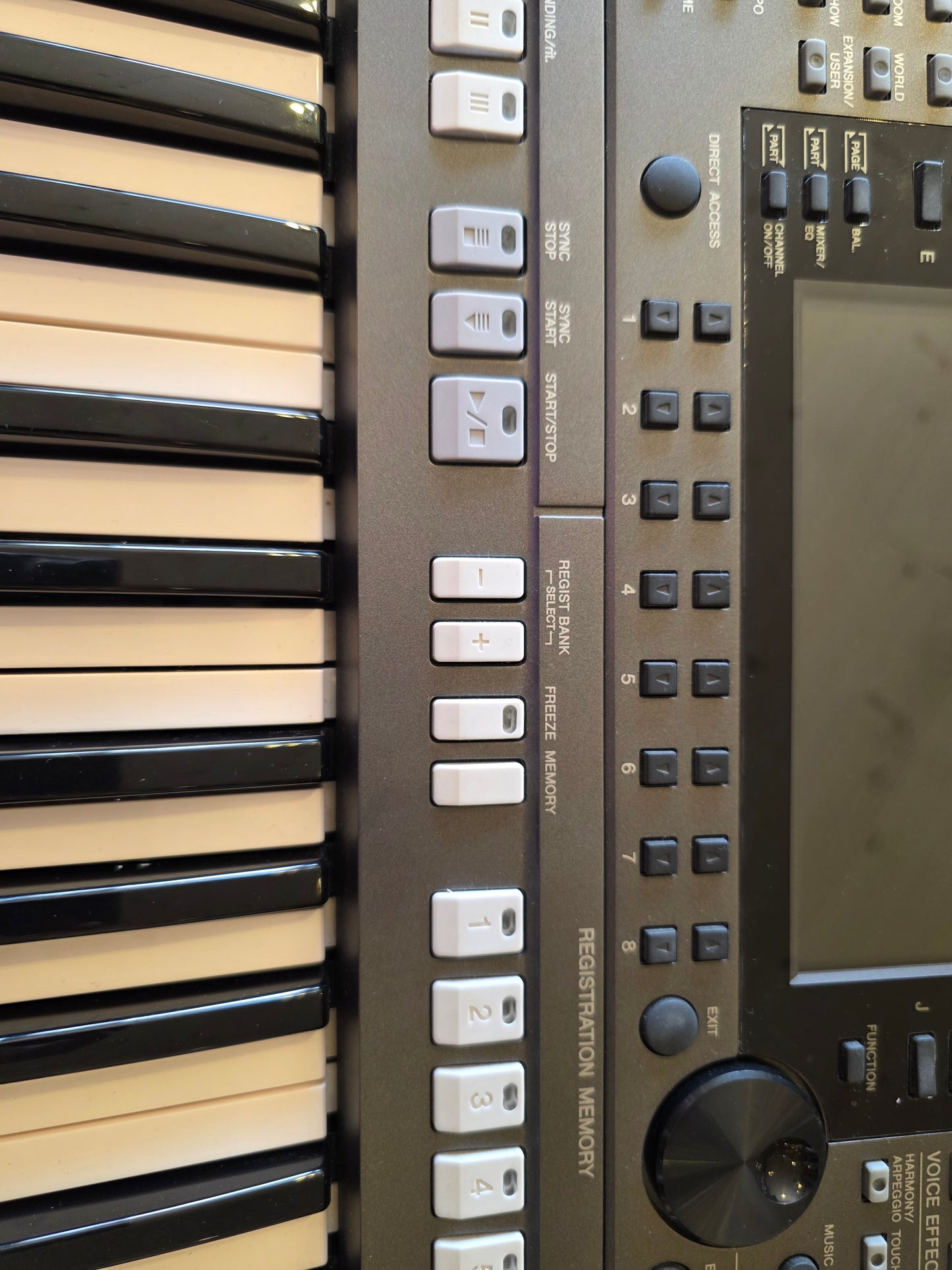BRUGT: Yamaha PSR-s770 arranger workstation keyboard, inkl. taske og x-stativ