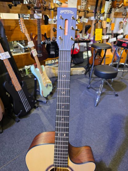 BRUGT: Santana G14NS player series med indbygget preamp akustisk guitar