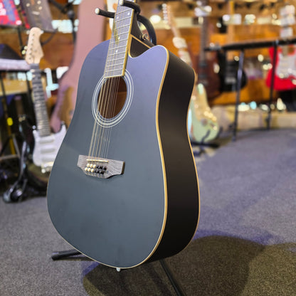 BRUGT: Gear4Music DN-112 BK 12 strenget guitar