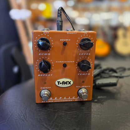 BRUGT: T-Rex Replica delay guitar effekt pedal