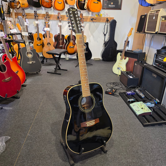 BRUGT: Fender DG16-E12 usdreadnought 12 str. western guitar