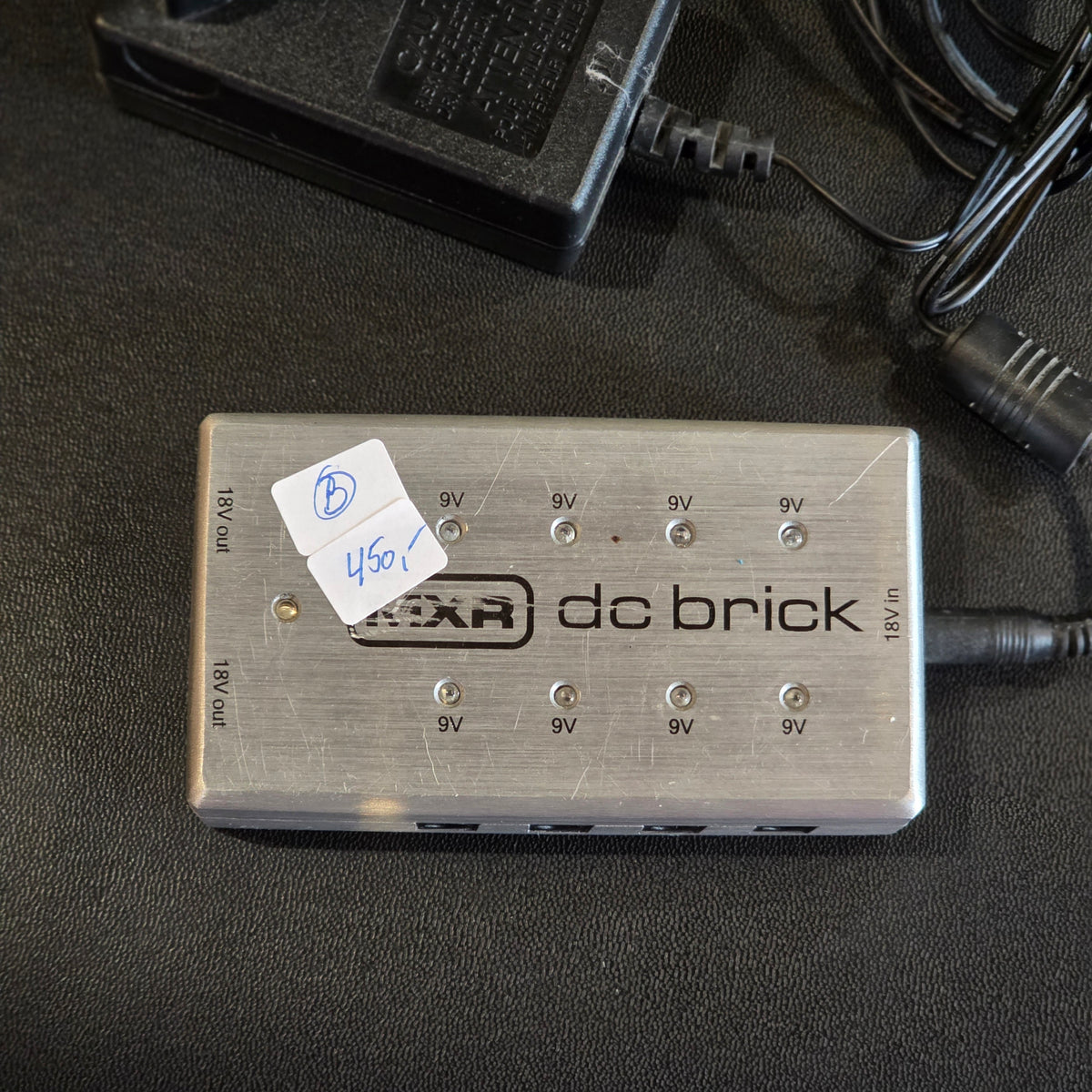 BRUGT: Mxr DC Brick Power Supply M237 (9v, 18v) strømforsyning til effektpedaler
