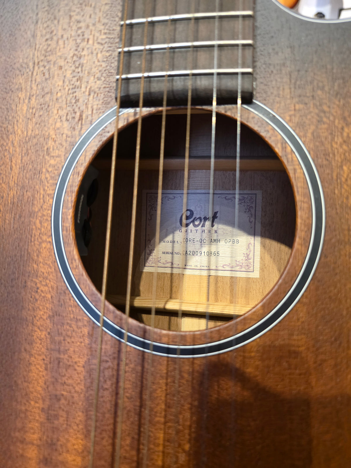 BRUGT: Cort Core-OC AMH OPBB med EQ, Open Pore Black Burst