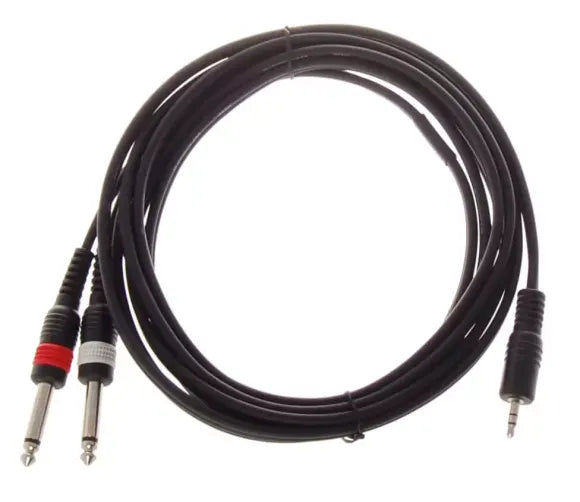HiEnd 2 x jack(mono)-til-minijack(stereo)-kabel - vælg længde