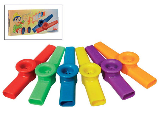 Kazoo i plast (ass. farver) 1 stk