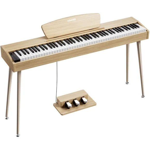 Donner DHP-100 Pro el-klaver (træ, beige eller valnød farve)