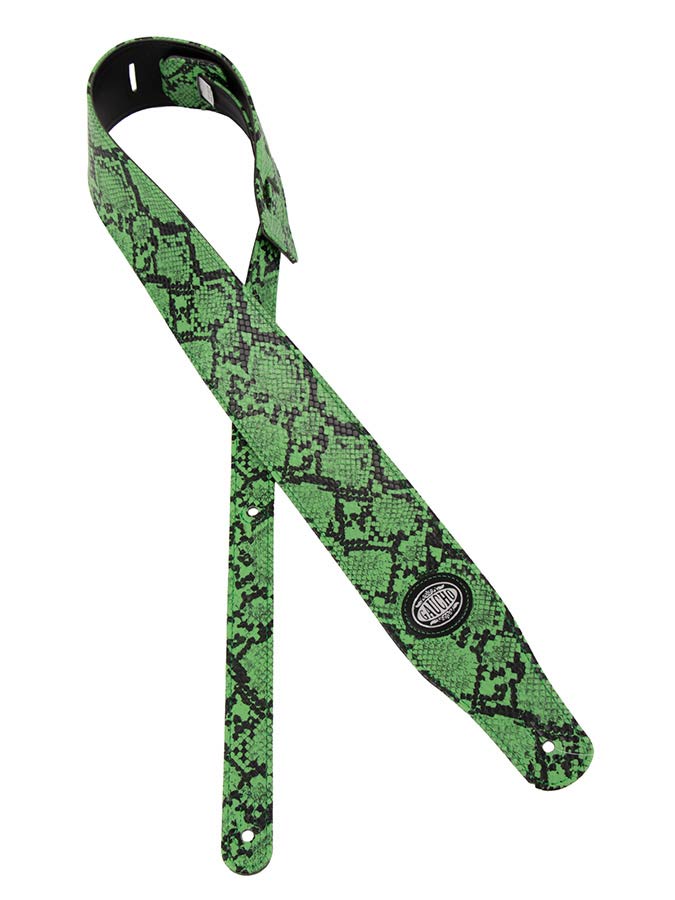 Gaucho Cobra Series guitar strap (gul, rød eller grøn)