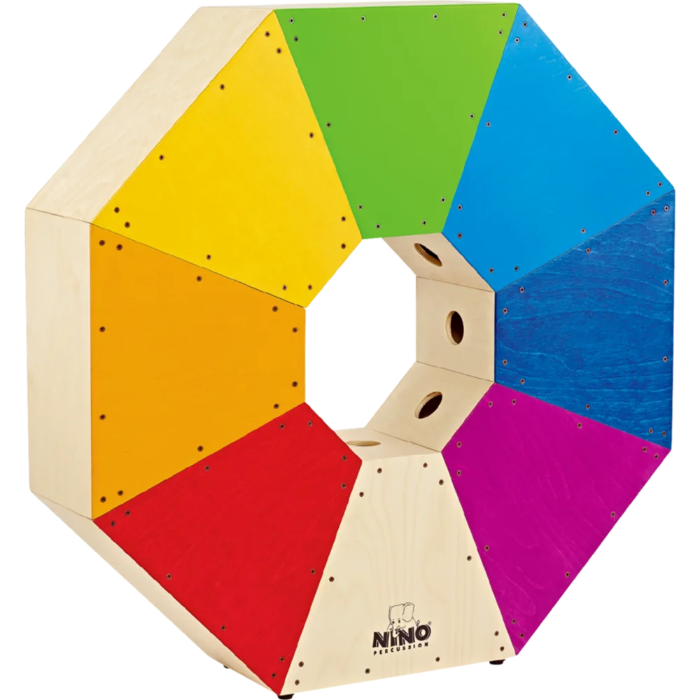 NINO Percussion NINOSET954 Klasseværelse Cajon Grouppe Rytme Sæt, 11 styk.