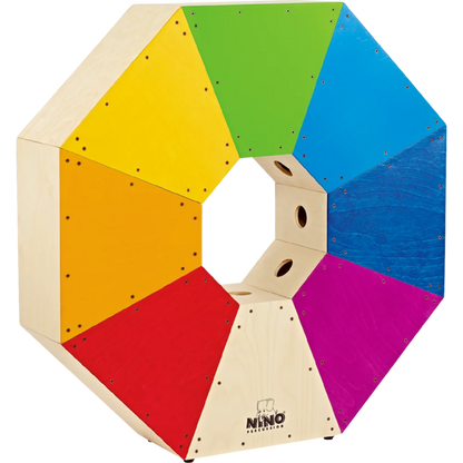 NINO Percussion NINOSET954 Klasseværelse Cajon Grouppe Rytme Sæt, 11 styk.
