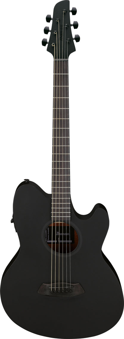 Ibanez TCY621-BOT, Black Out Talman Serien Western Guitar m/mikrofon