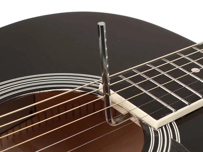 Nashville GSD-6034 Dreadnought 3/4 western akustisk guitar, Sort