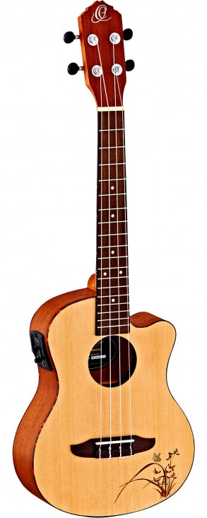 Ortega RU5CE-TE tenor ukulele, bonfire series