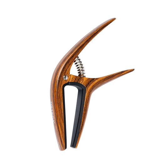 Ortega TWCAPO-WND CURVED/FLAT guitar capo walnut design TWCAPO-WND